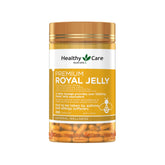Front view of Healthy Care Royal Jelly 1000mg 365 Capsules bottle